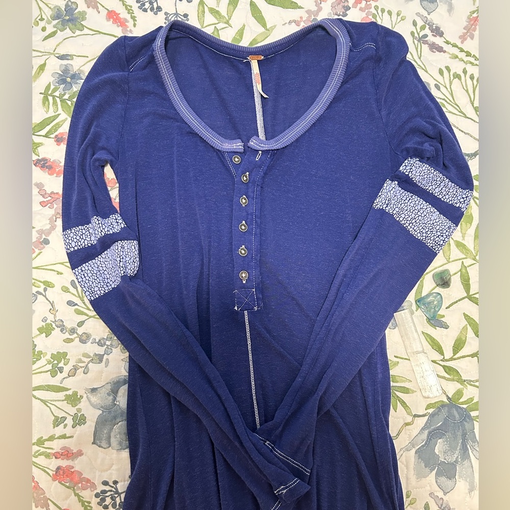 Free People Just Like Heaven Henley Dress 🦋